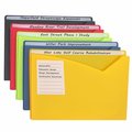 C-Line Products C-Line Products CLI63160-2 Assorted Write On Poly File Jackets - 10 Per Box - Pack of 2 CLI63160-2